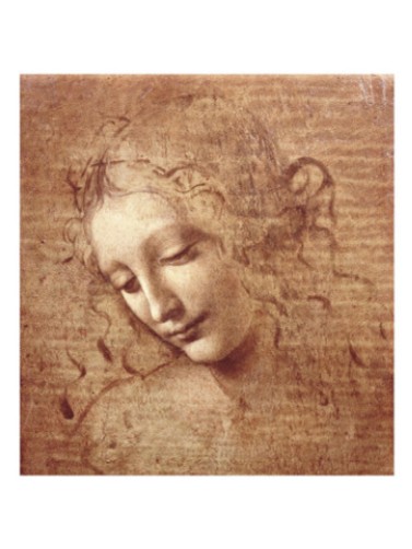 Female Head La Scapigliata, C.1508 - Leonardo Da Vinci Painting